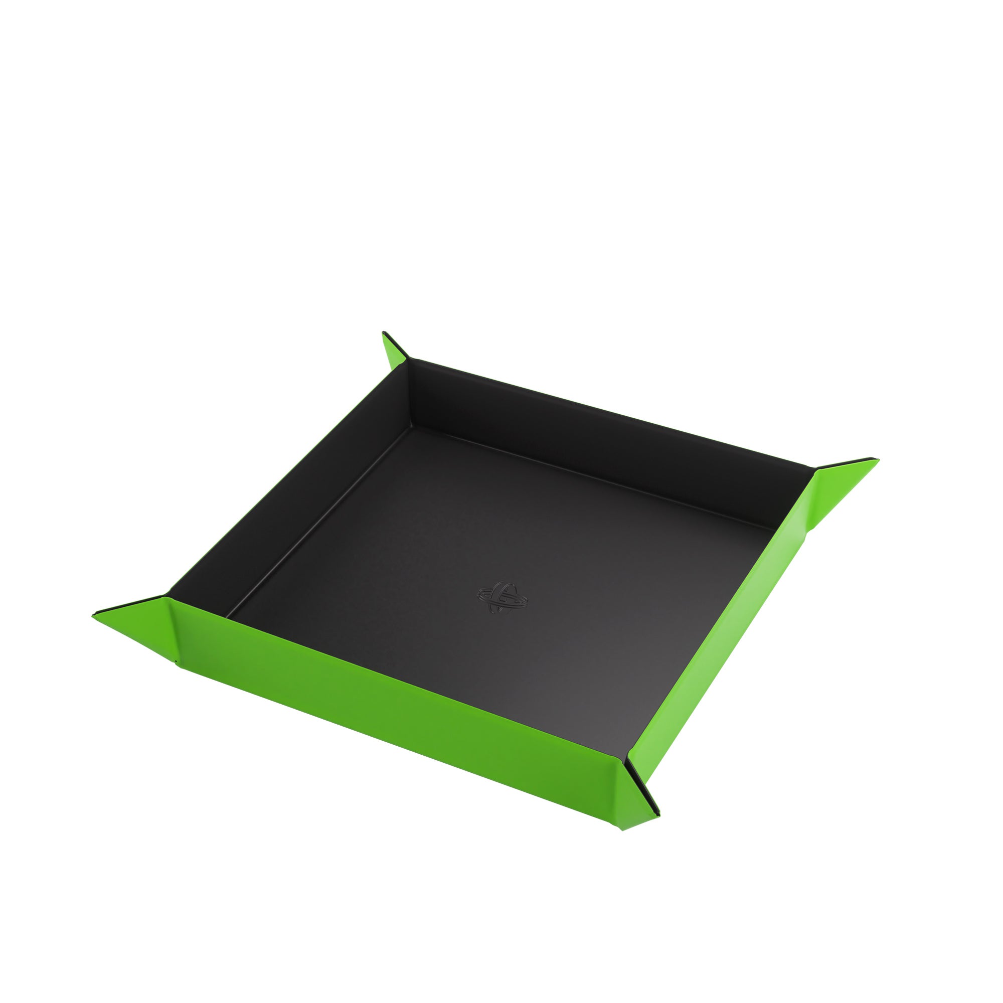 Premium Magnetic Dice Tray - Square Black & Green Folding Game Accessory for D&D, MTG, Board Games & Casino Nights - Portable Gaming Surface for Tabletop RPGs & Card Games