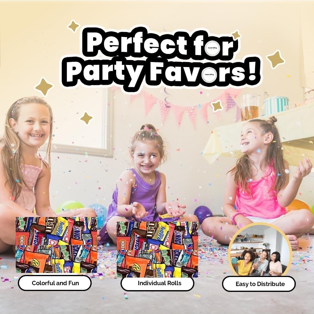 12 Lbs Bulk Chocolate Candy Variety Pack - Assorted Mars & Hershey Fun Size Individually Wrapped - Perfect for Easter, Halloween, Christmas, Birthday Parties, Pinata Fillers, Parades & Office Treats