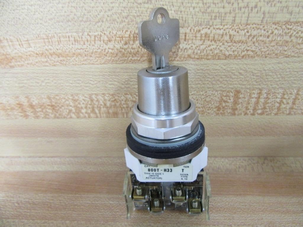 Allen Bradley 800T-H33A Selector Switch - Industrial Grade Rotary Selector for Control Panels & Machinery | Perfect for Automation Systems & Electrical Equipment Control