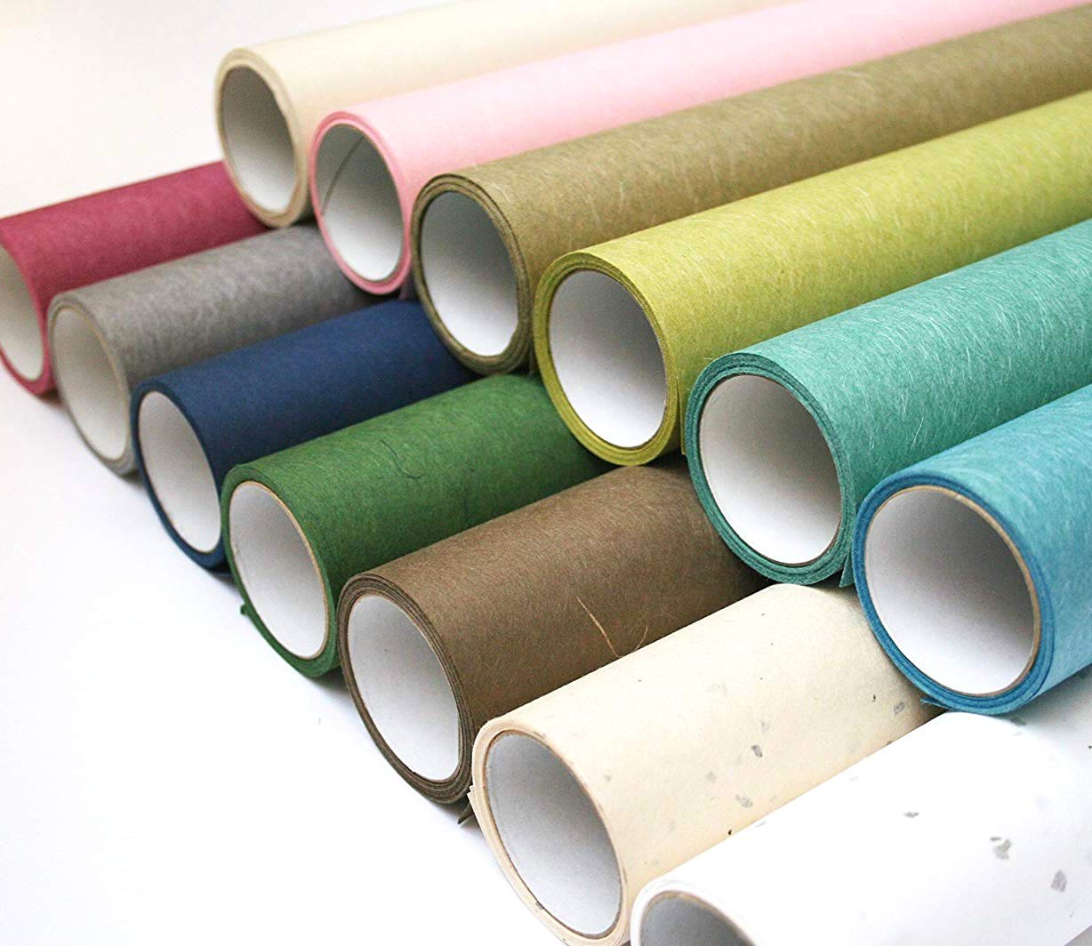 Premium Japanese Shoji Paper Roll (11 x 118 Inch) - Authentic Shoji Screen Replacement Paper, Natural Brown, Made in Japan - Perfect for DIY Shoji Screens, Room Dividers & Asian Home Decor