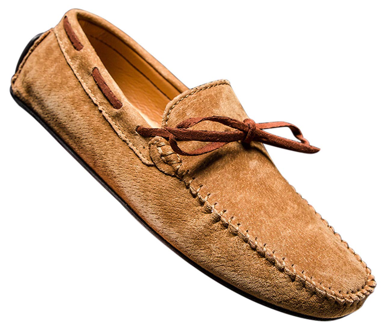 Men's Casual Loafers - Suede Moccasin Slip-On Dress Shoes for Driving & Boat Wear | Comfortable & Stylish Footwear for Work, Travel & Everyday Outfits