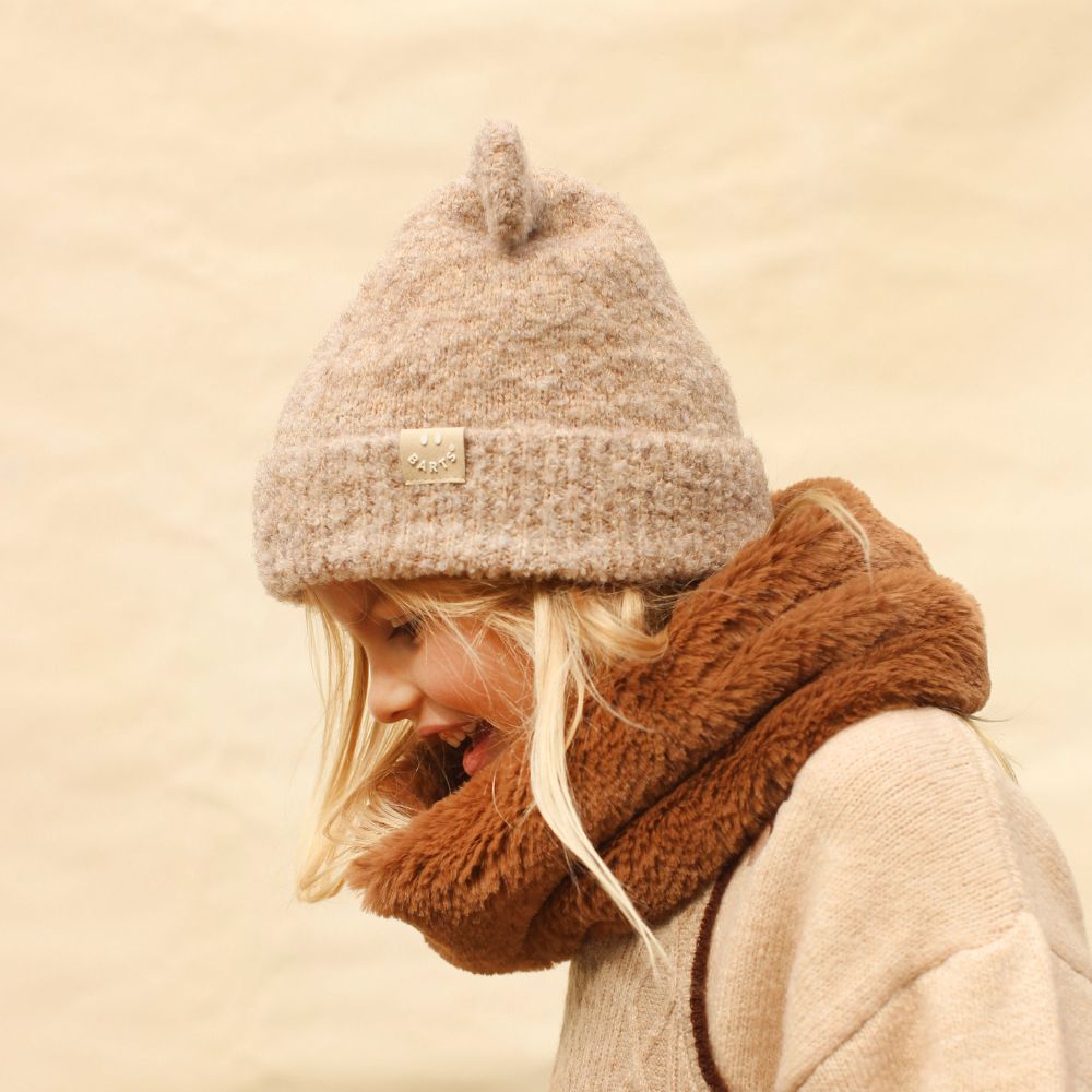 Barts Sprouty Girls Winter Hat - Warm Knit Beanie for Kids - Perfect for Snow Play, Skiing & Outdoor Winter Activities