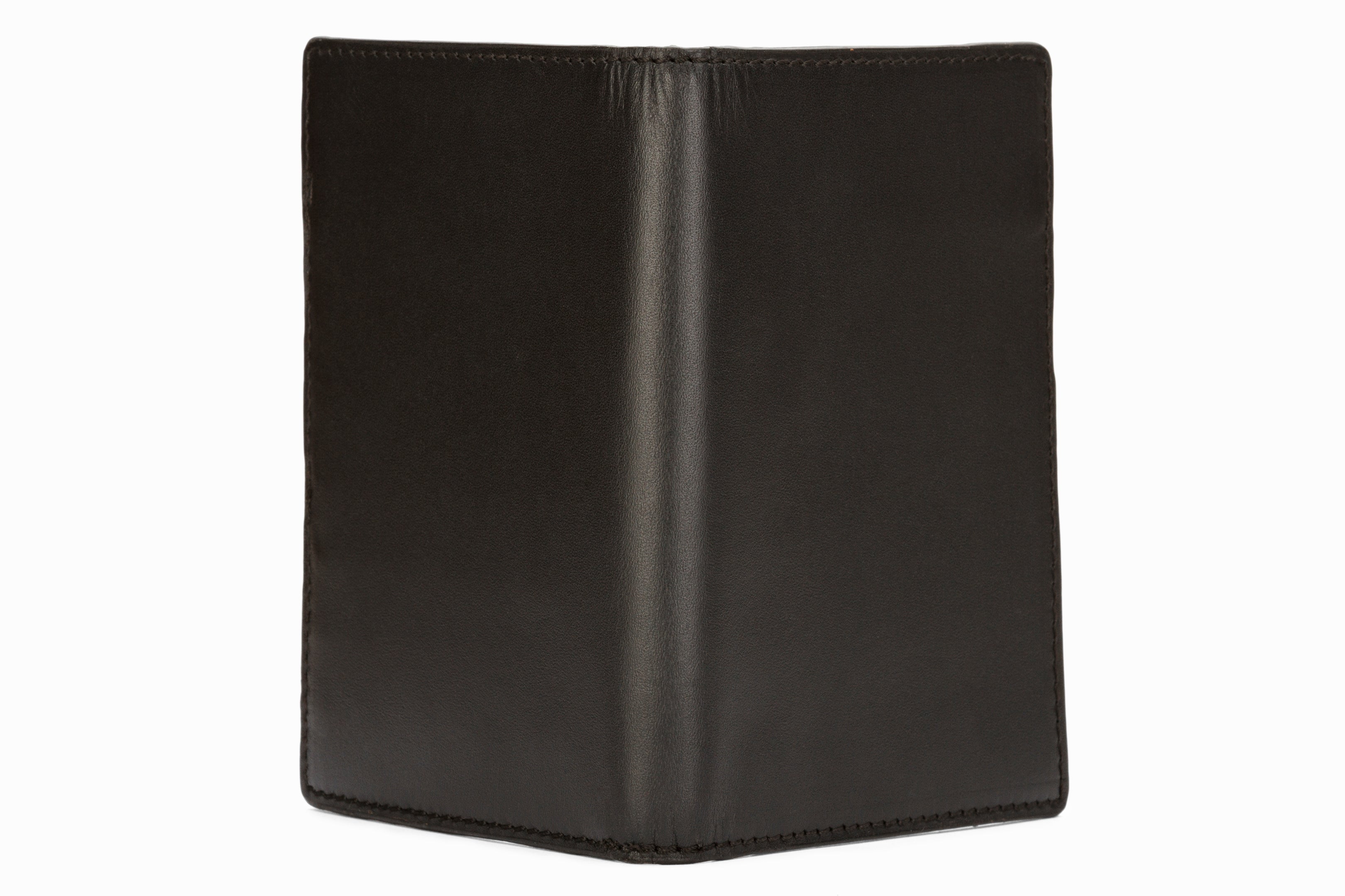 Premium Black Leather Passport Wallet - RFID Blocking, Slim & Durable Travel Wallet for Men & Women - Perfect for Airports, Business Trips & International Travel