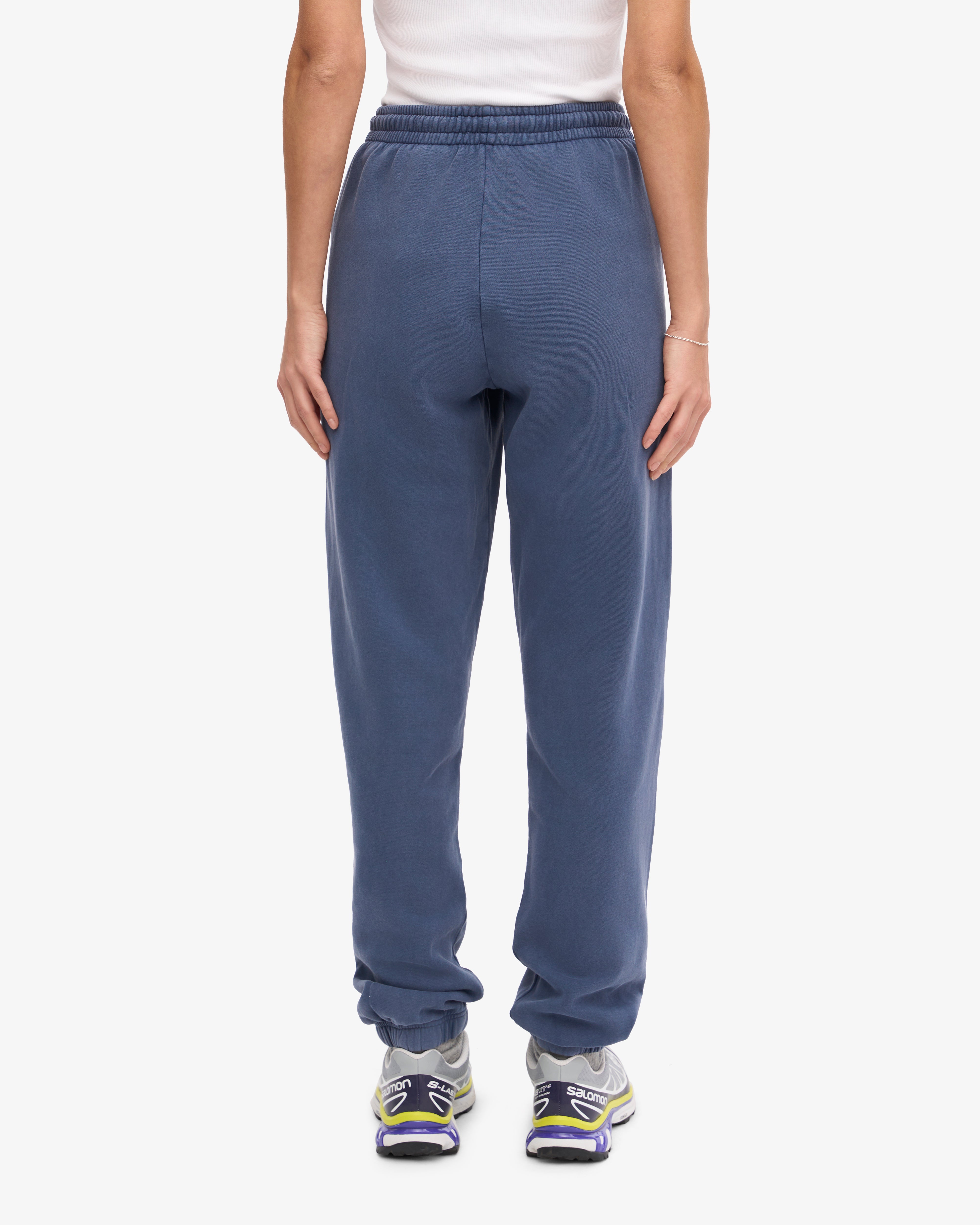 Premium Organic Cotton Sweatpants for Women - Soft & Comfortable Neptune Blue Lounge Pants - Perfect for Yoga, Running & Casual Wear