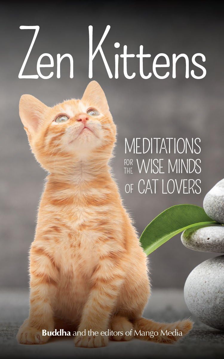 Zen Kittens - Calming Cat Plush Toy for Stress Relief & Anxiety - Perfect for Kids, Adults & Pet Lovers - Great for Home Decor, Office Stress Relief & Gift Giving