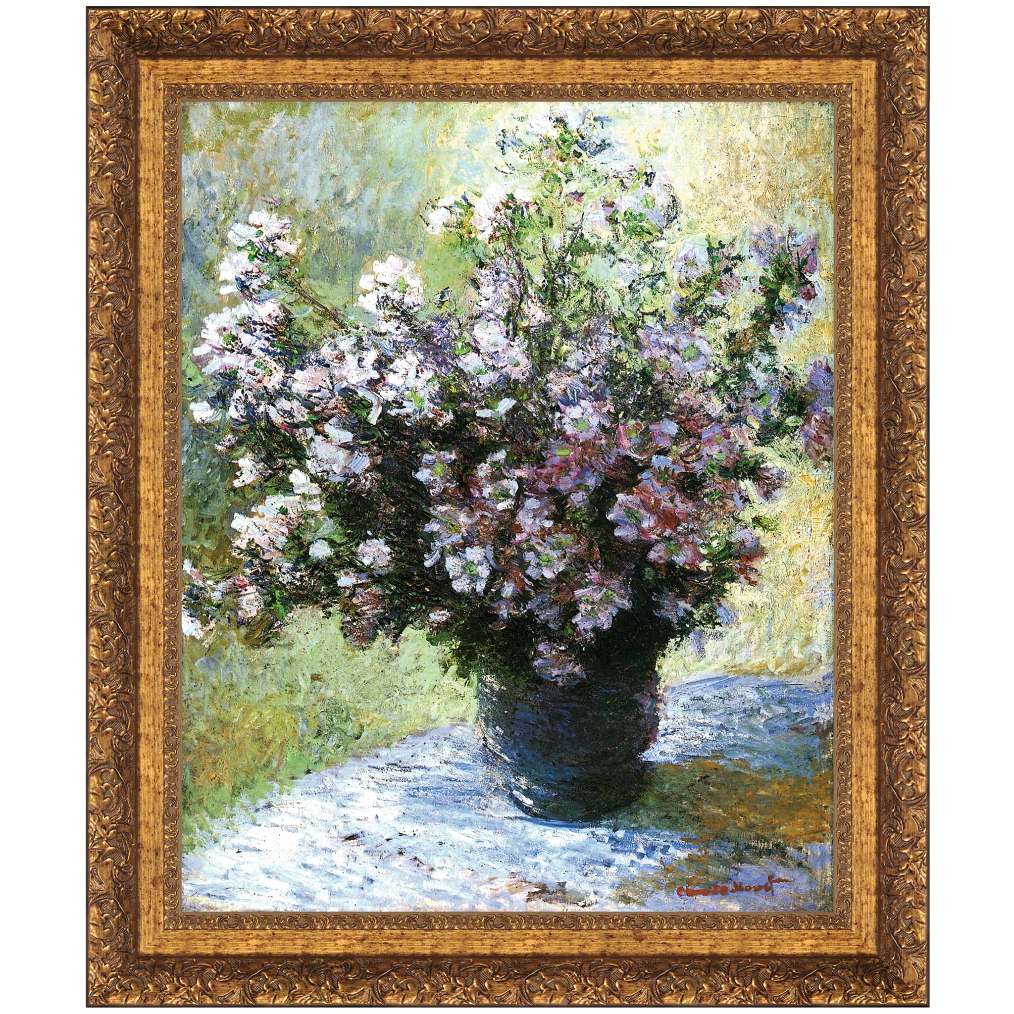 Design Toscano Vase of Flowers 1882 - Large Canvas Art Reproduction - Floral Still Life Wall Decor for Living Room, Bedroom & Office