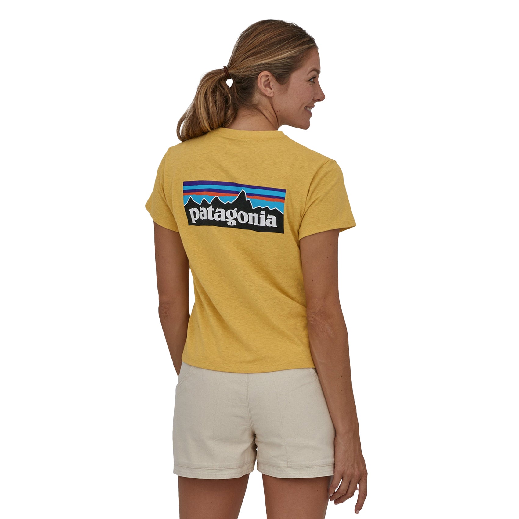 Patagonia Women's P-6 Logo Responsibili-Tee - Eco-Friendly Organic Cotton T-Shirt for Hiking, Travel & Casual Wear