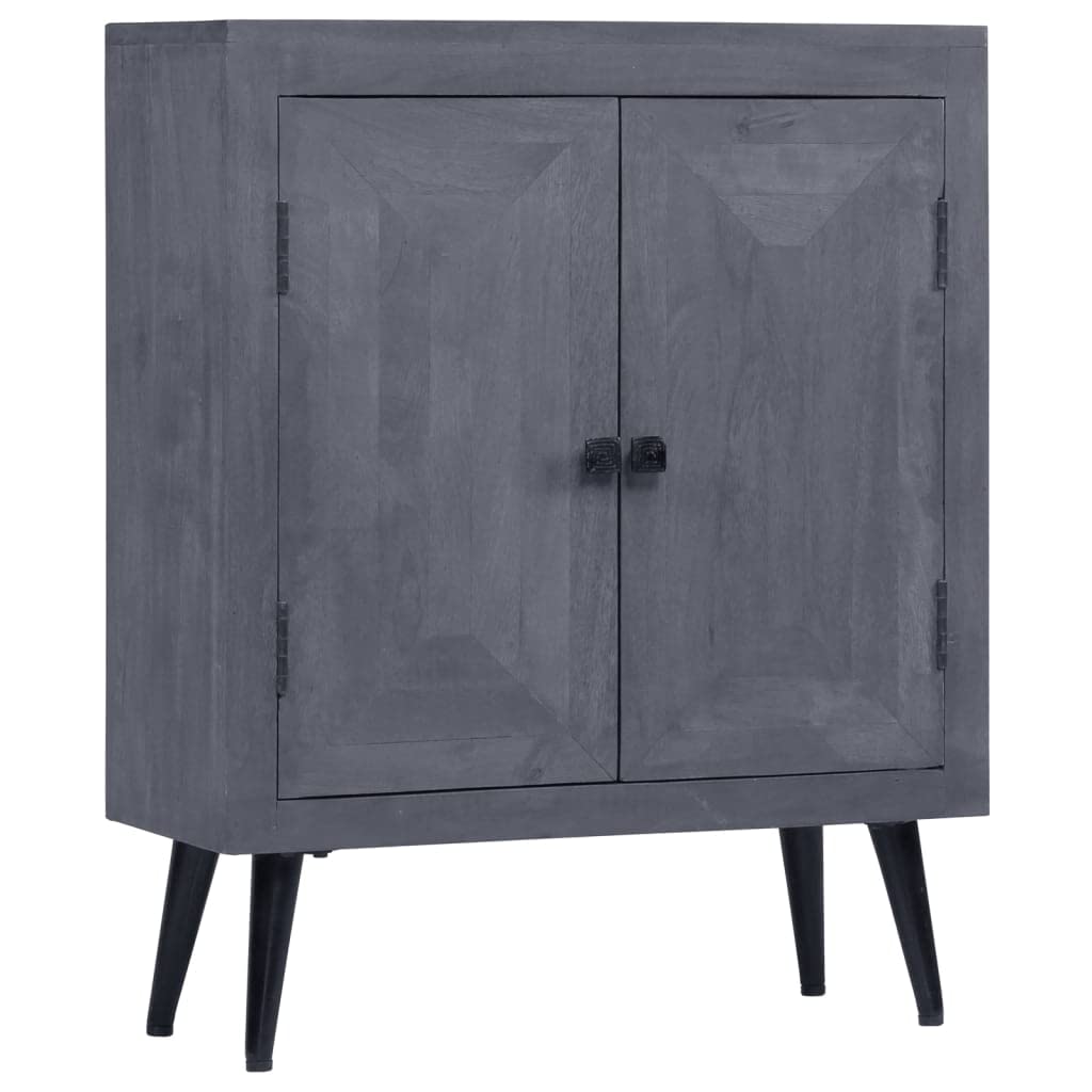 Solid Mango Wood Sideboard with Large Storage - 23.6