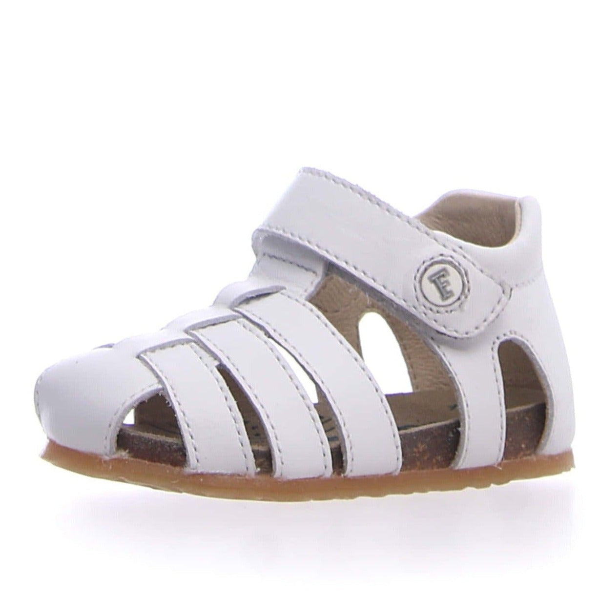Falcotto Kids' Alby Fisherman Sandals for Boys & Girls - Comfortable White Summer Beach Shoes for Outdoor Play & Casual Wear