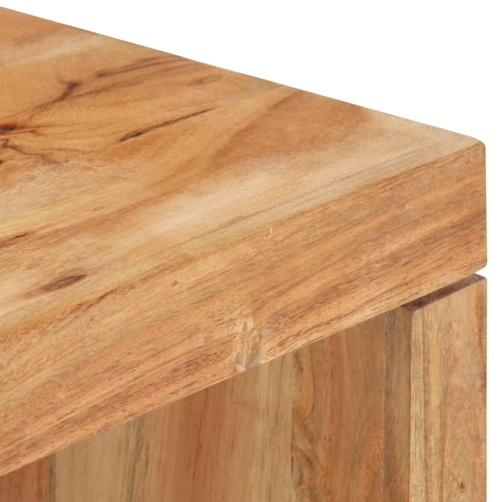 2-Piece Acacia Wood Coffee Table Set - Modern & Durable Living Room Furniture for Small Spaces, Home Decor, and Entertaining Guests