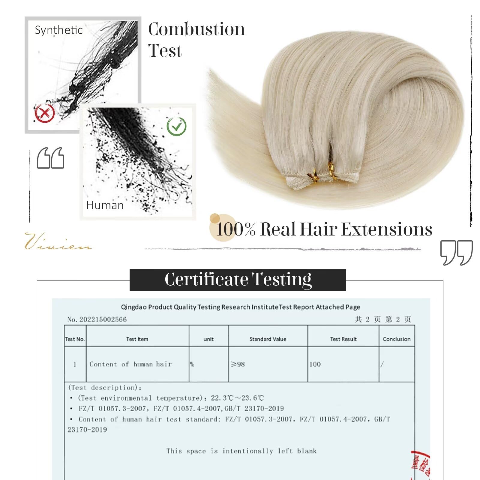22 Inch Platinum Blonde Sew-in Human Hair Extensions - 100G Double Weft Straight Hair Weft for Thick Full Head - Perfect for Parties, Weddings & Daily Styling