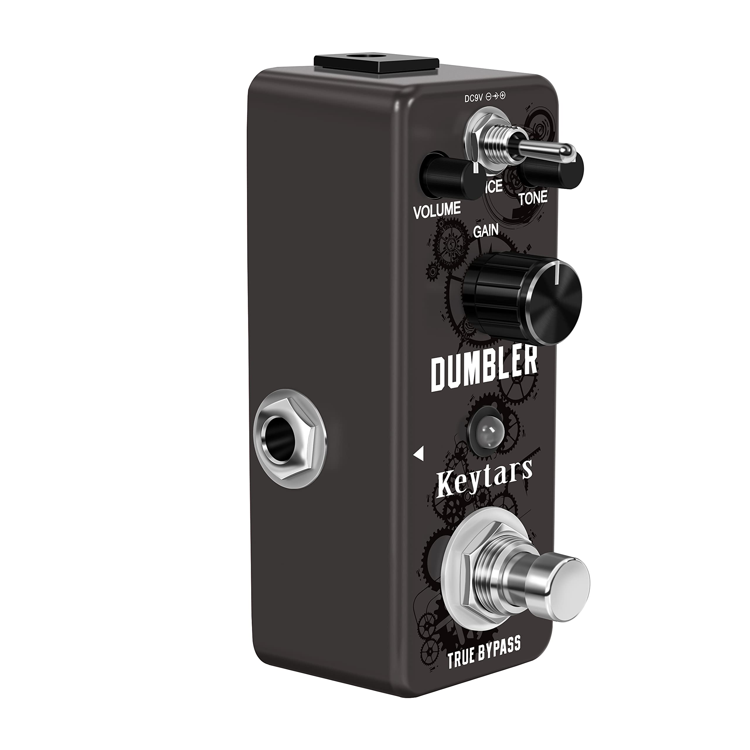 Analog Dumbler Overdrive Guitar Effect Pedal - Mini Size True Bypass with Medium Low Distortion for Electric Guitar | Perfect for Blues, Rock & Studio Recording