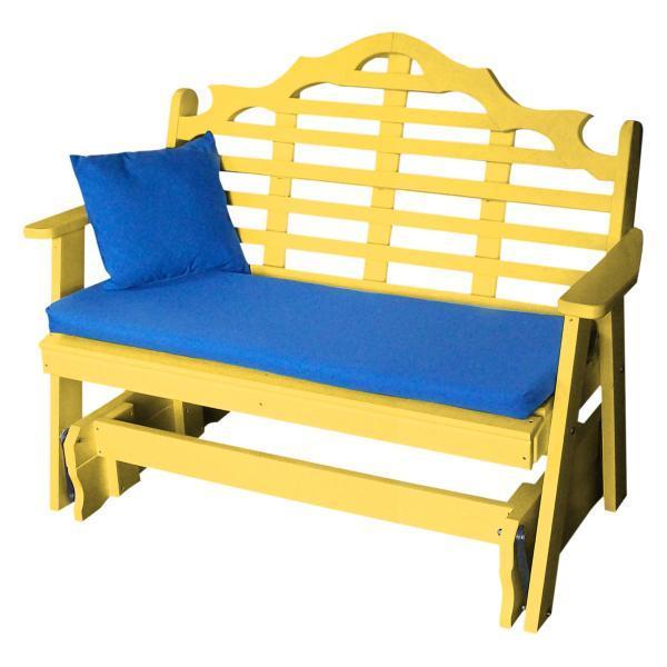 A & L Furniture Poly Marlboro Glider - Comfortable Rocking Chair for Nursery, Living Room & Patio - Perfect for Relaxing, Nursing & Reading