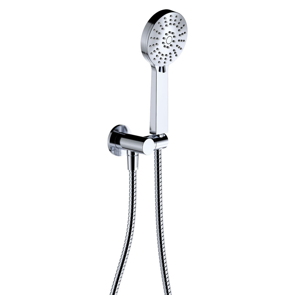 Fienza Empire Hand Shower Chrome - High Pressure Adjustable Shower Head with 6 Spray Modes for Bathroom, Spa & Relaxation at Home