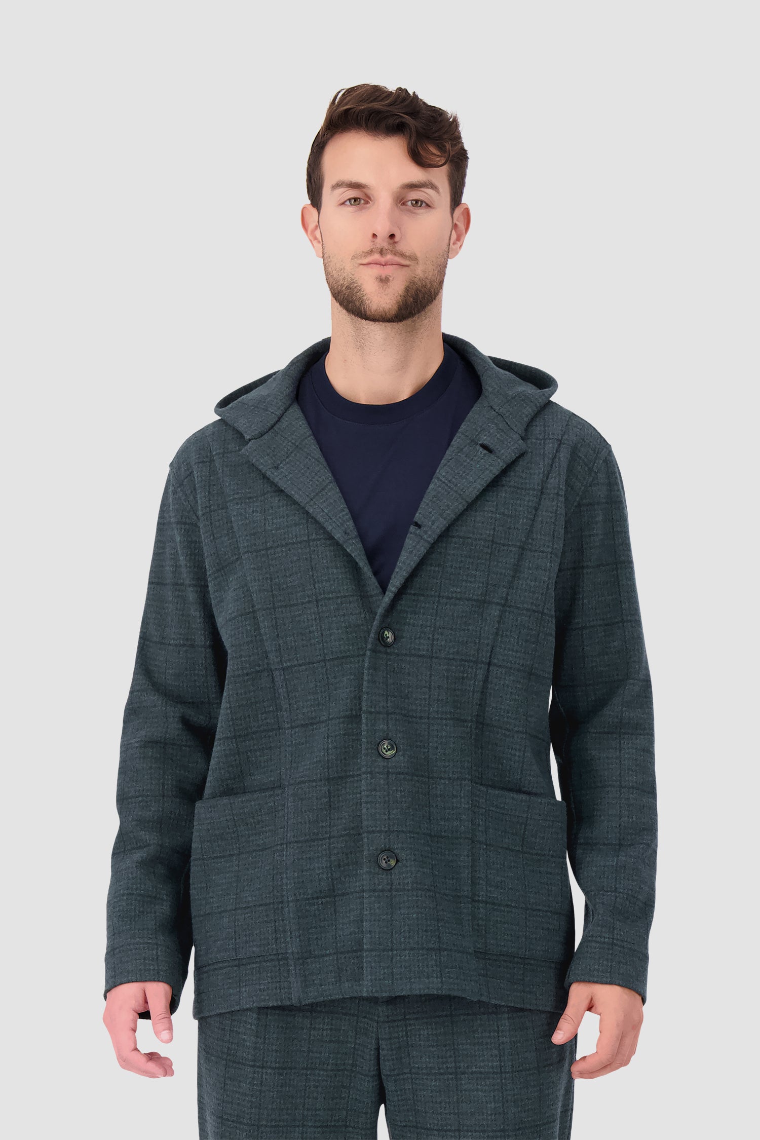 Kiton Green Plaid Blazer for Men | Premium Wool Jacket | Business & Formal Wear | Perfect for Office, Weddings & Special Events