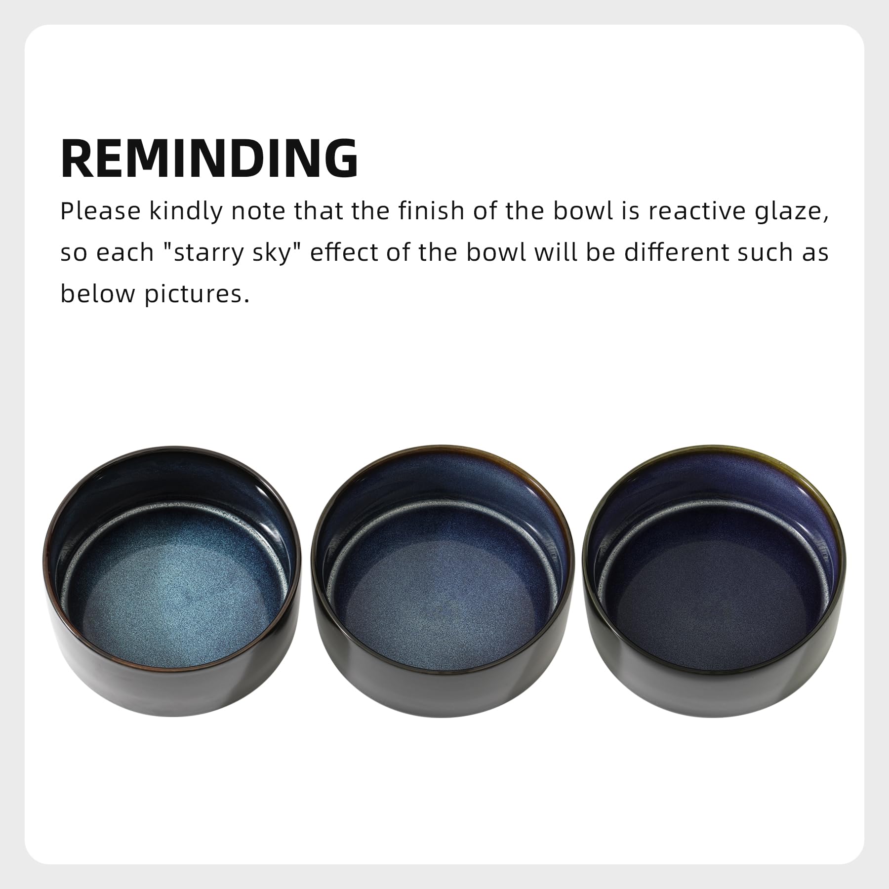 Ceramic Cat Bowls Set - 2pcs Starry Sky Pet Dishes for Food & Water - Perfect for Home & Travel