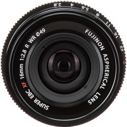 FUJIFILM XF 16mm f/2.8 R WR Prime Lens for Fuji X Series Cameras - Compact & Weather-Resistant Black Lens - Perfect for Street Photography & Travel