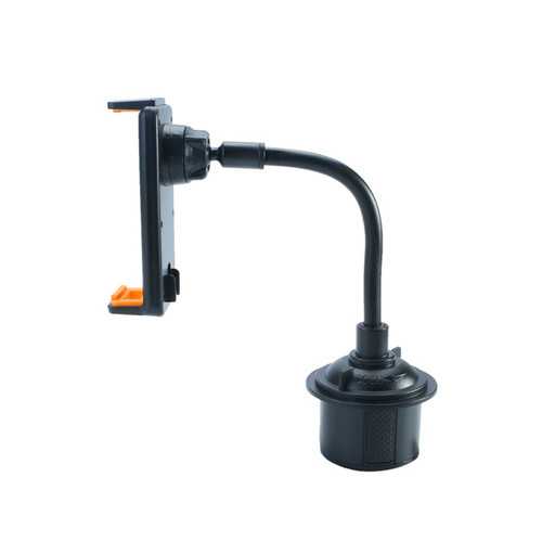 Adjustable Car Cup Holder Mount for 4-10 Inch Tablets, iPad Mini & Smartphones - Perfect for GPS Navigation & Hands-Free Driving