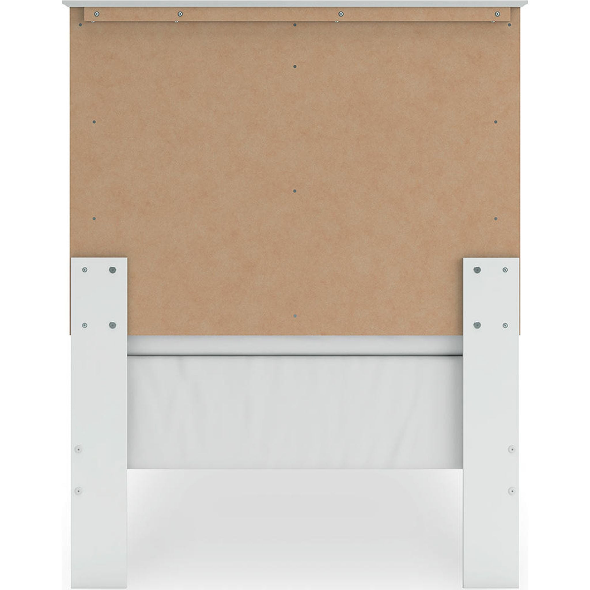 Bostwick Shoals Panel Bed - White Queen Size Wooden Bed Frame for Bedroom - Perfect for Modern Home Decor and Guest Rooms