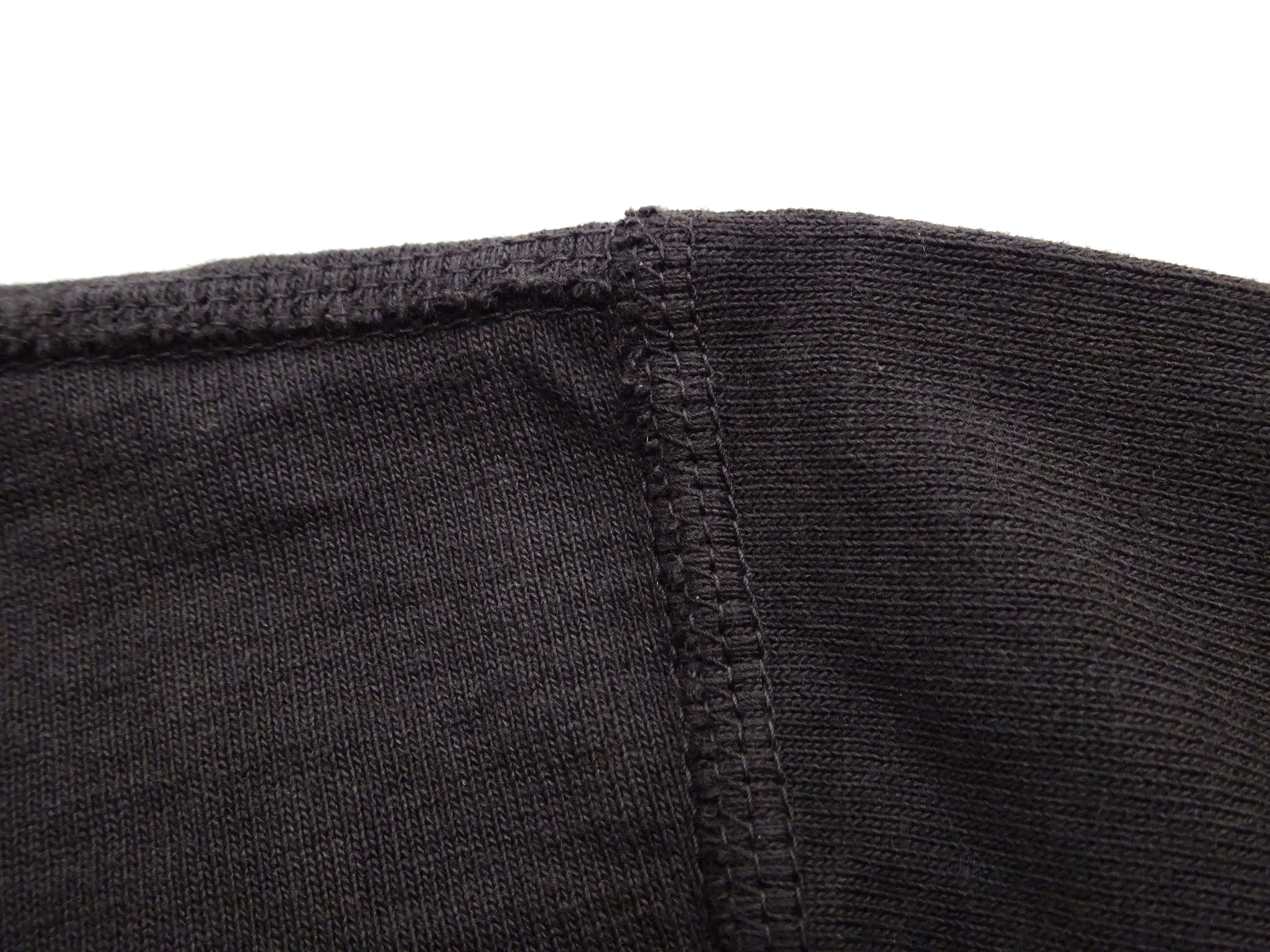 Studio D'artisan Men's Heavyweight Loopwheeled Jersey Short Sleeve T-Shirt - Premium Tsuri Ami Tee in Charcoal Black (Faded Black) | Casual Wear, Street Style & Everyday Comfort