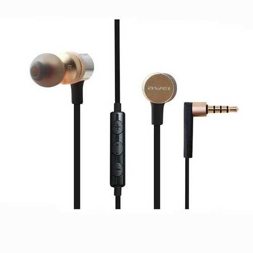 Awei ES 20TY In-Ear Headphones with Heavy Bass, Noise Isolation & Built-in Mic - Universal Fit for Music, Gaming & Calls
