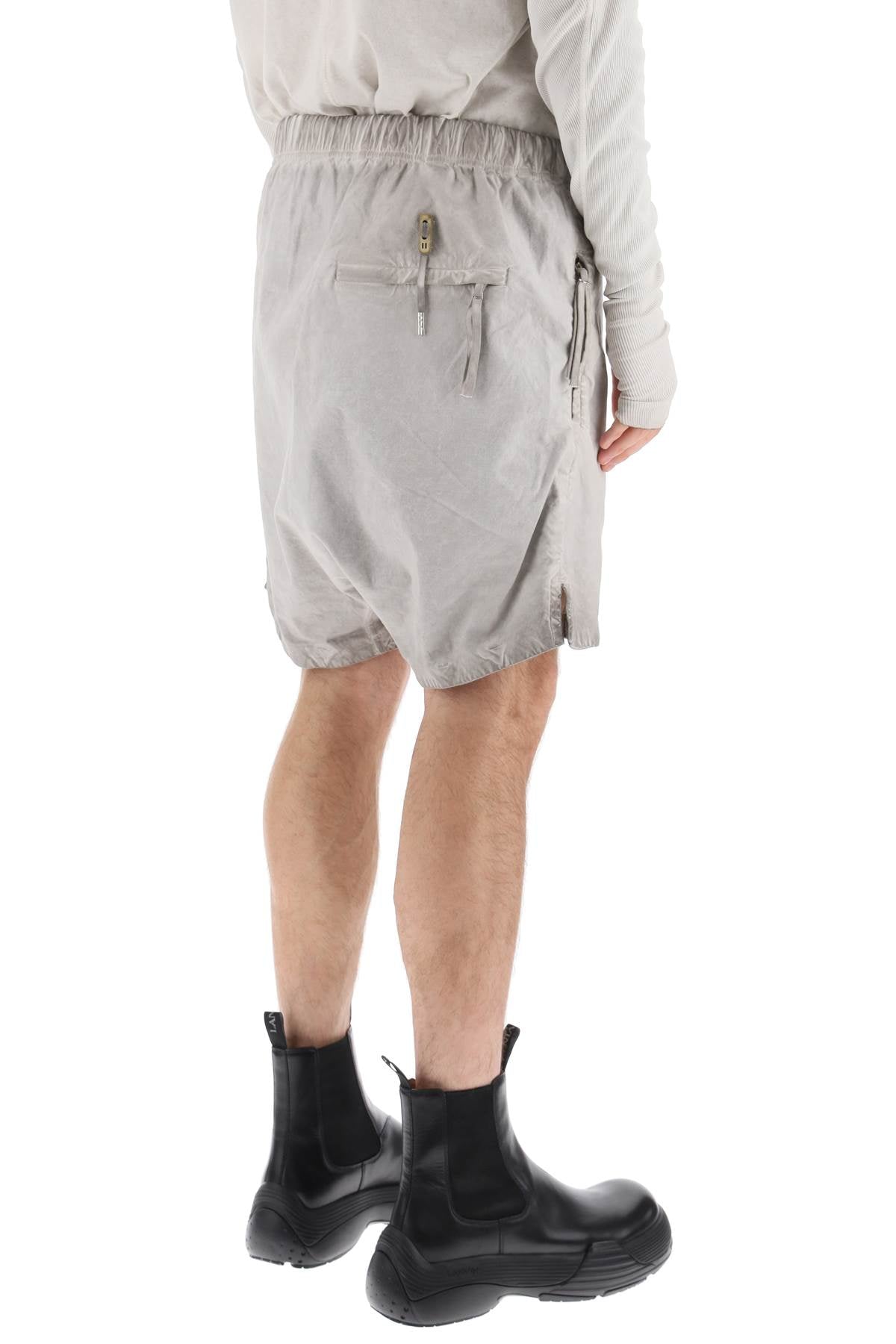 Boris Bidjan Saberi Linen Cotton Baggy Shorts for Men - Comfortable Casual Summer Wear for Beach, Travel, and Street Style
