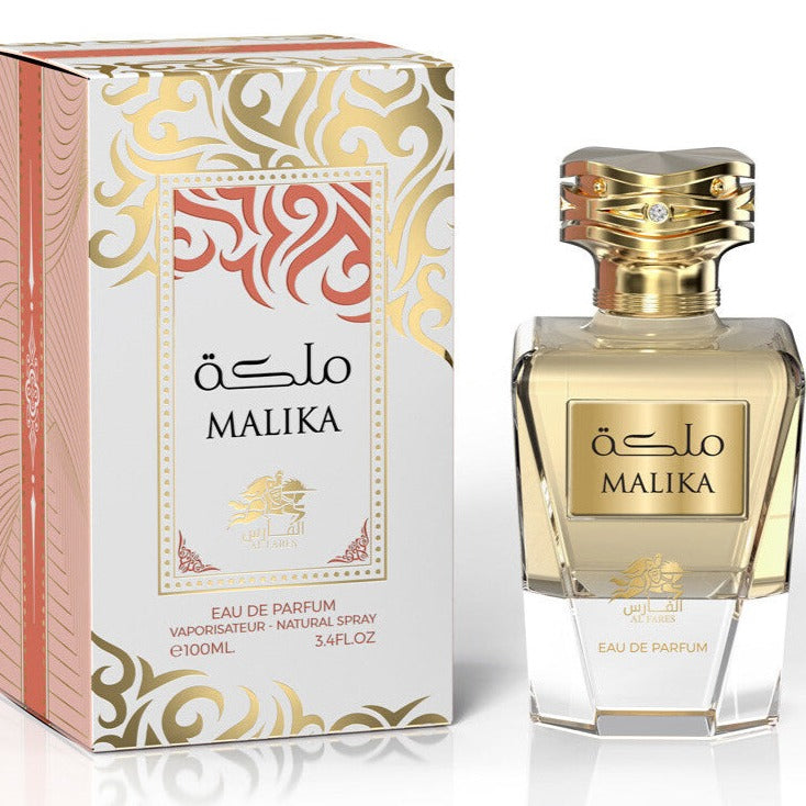 Al Fares Malika 3.4 oz Eau de Parfum for Women - Luxury Floral Perfume for Evening Wear & Special Occasions