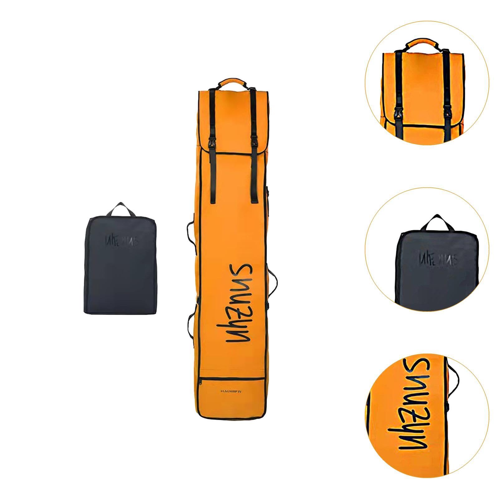 **Premium Wheeled Ski & Snowboard Carry Bag with Boot Compartment - Padded Protection for Skis, Boots & Gear - Perfect for Travel & Storage (Men & Women)**