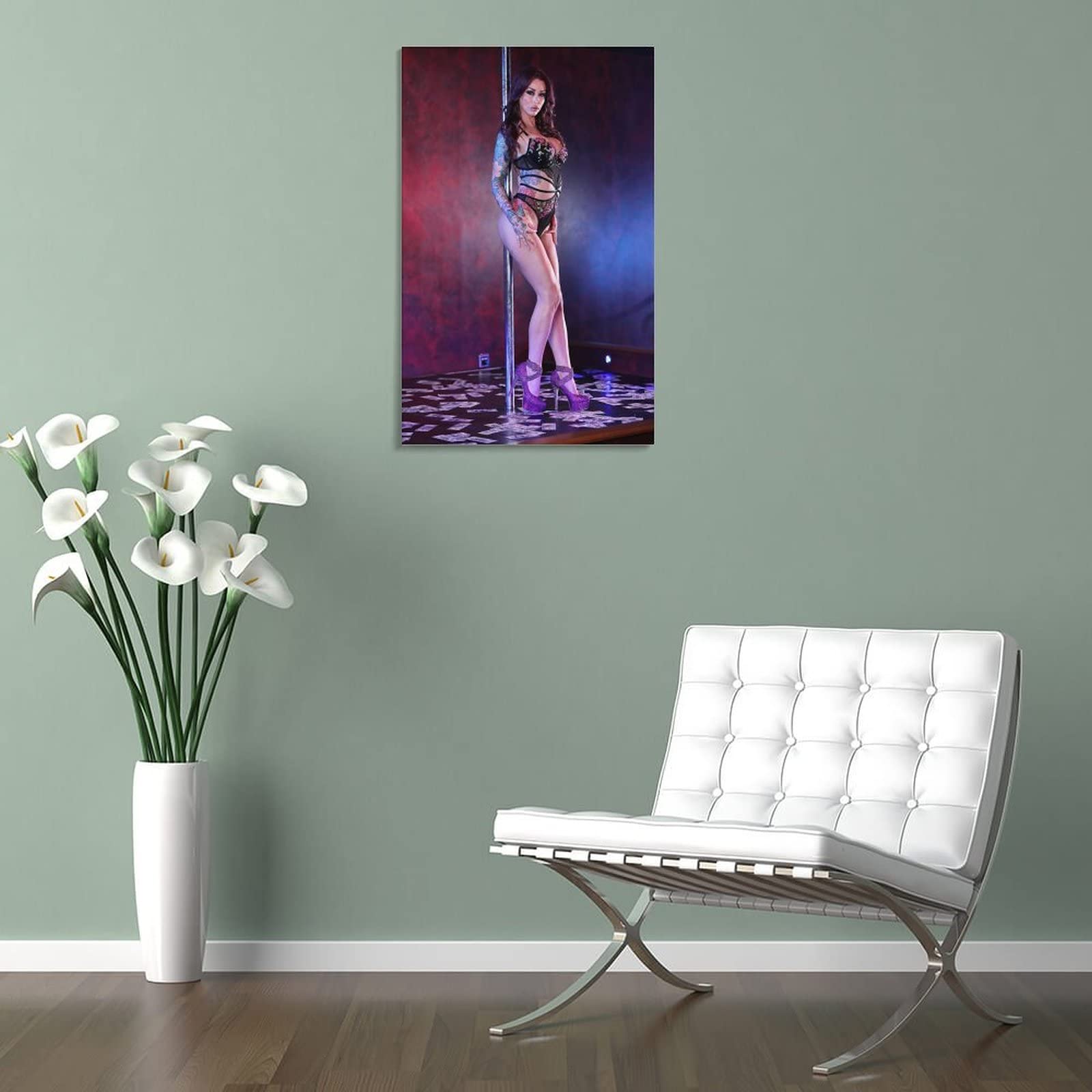 Passionate Pole Dancing Classic Poster Print - Wall Art Canvas for Home, Office & Dorm Decor | Perfect Gift for Birthday & Parties | Bathroom, Living Room & Bedroom Decoration