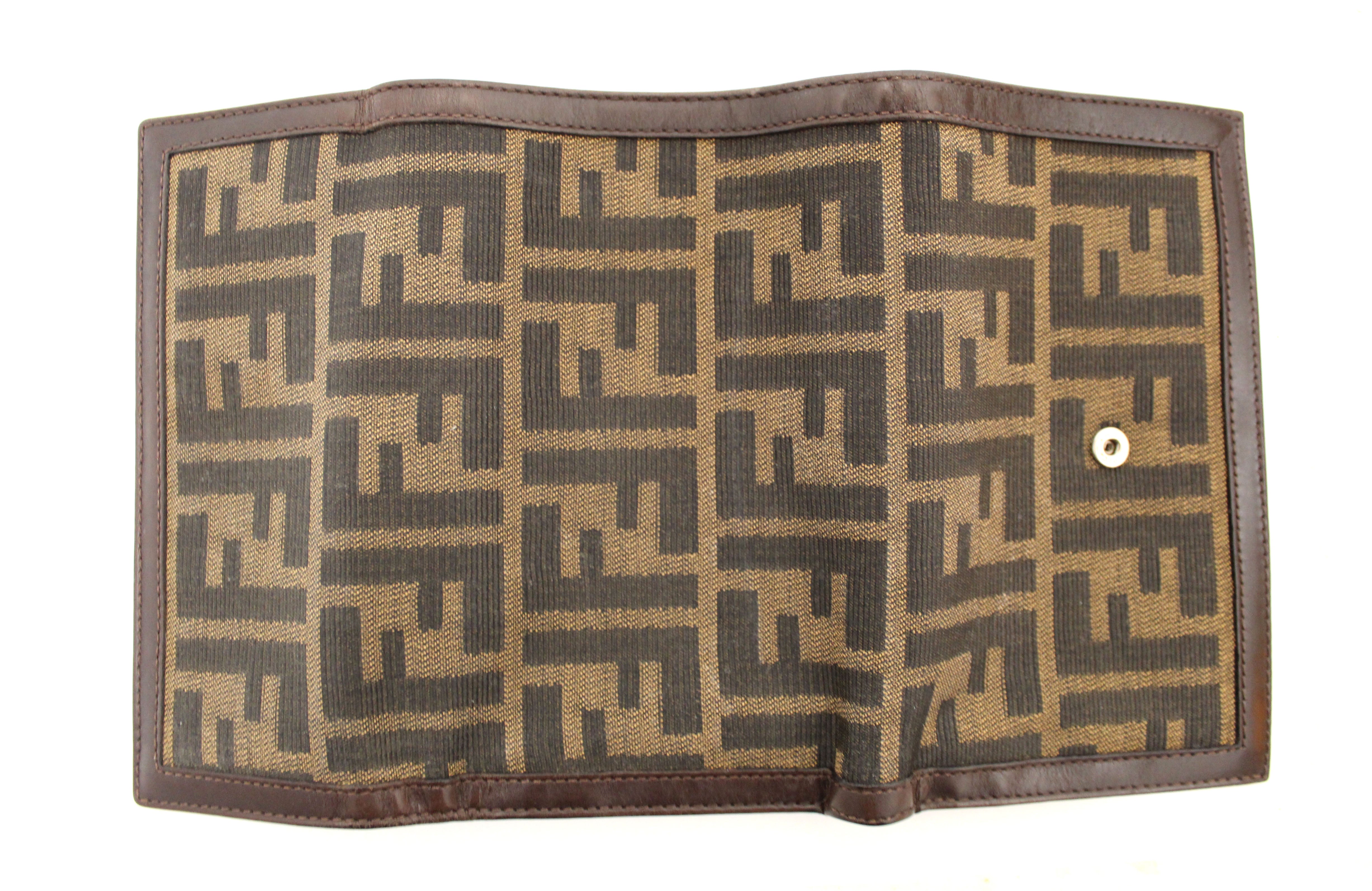 Authentic Fendi Zucca FF Logo Print Trifold Wallet for Women | Luxury Designer Leather Wallet | Perfect for Everyday Use, Travel & Gifts