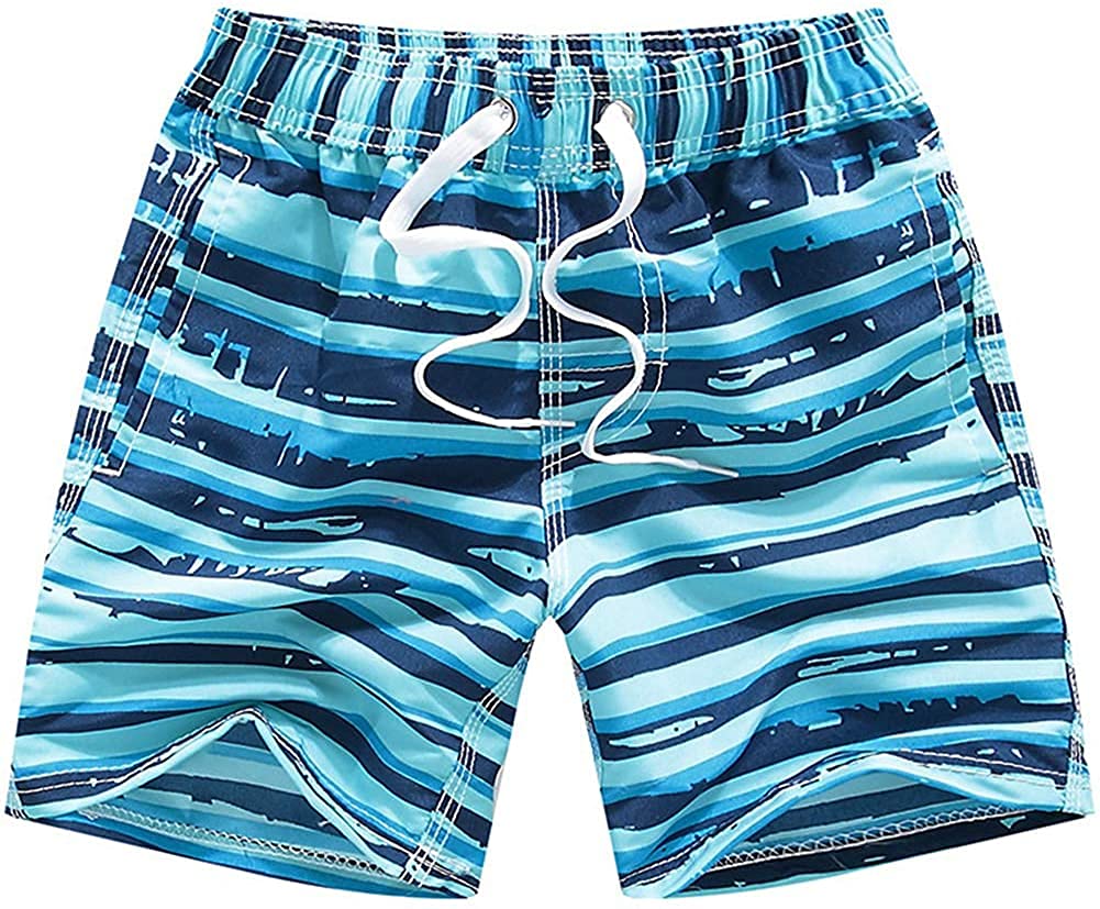 ASHION Boys Swim Trunks Quick Dry Board Shorts for Toddlers 3-8T - Comfortable Beach Swimwear for Pool, Ocean & Summer Water Activities