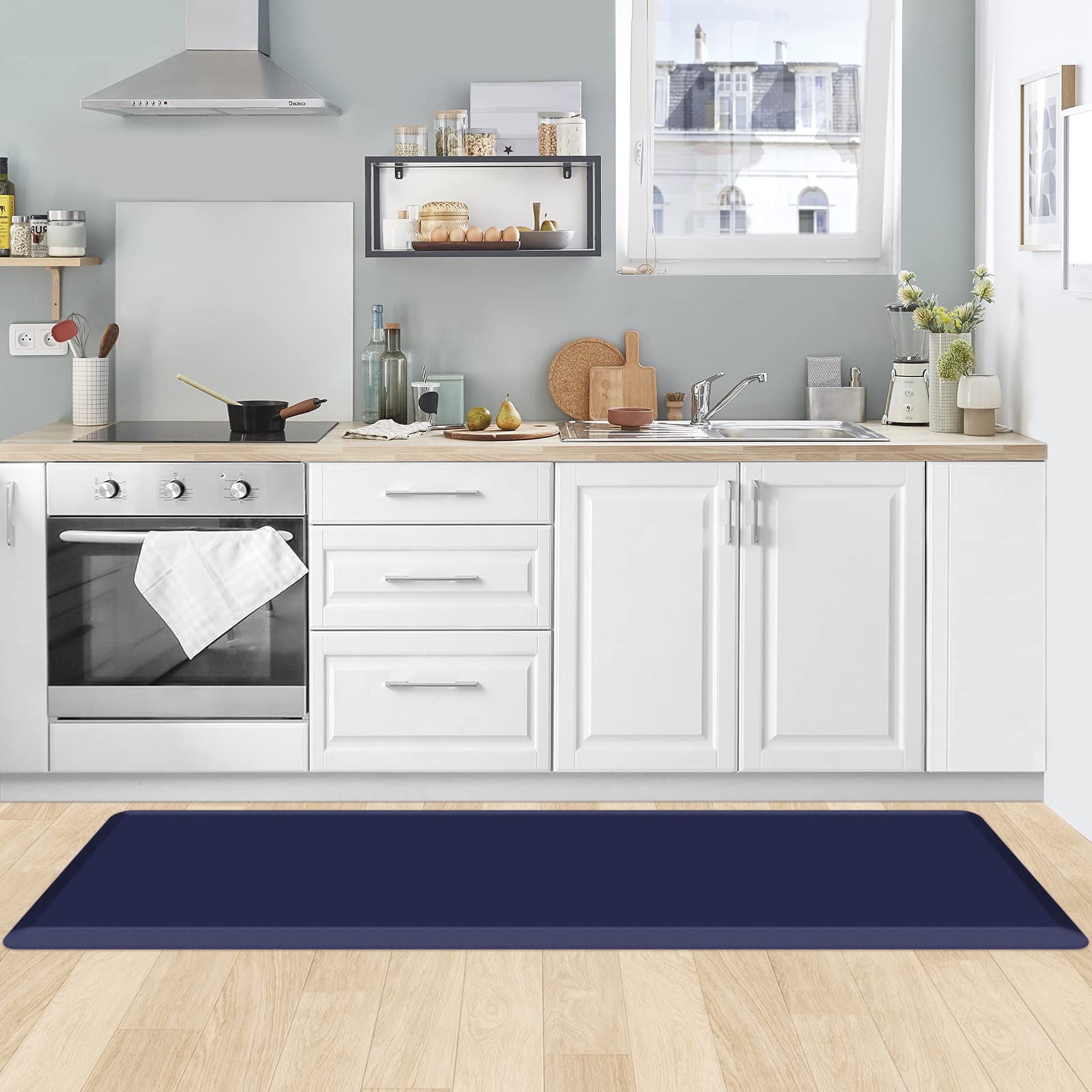 **KitchenClouds Anti-Fatigue Kitchen Mat - 17.3