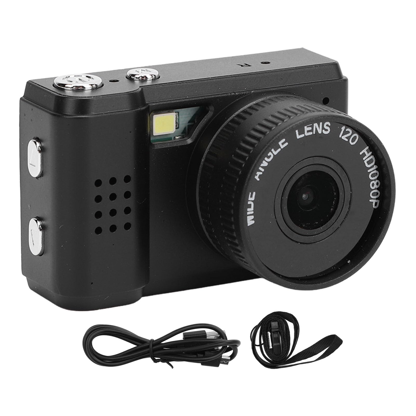 1080P Digital Video Camera with 0.96in Screen - Compact Selfie Camera for Kids, Automatic Loop Recording - Perfect for Vlogging, Travel & Birthday Gifts (Christmas Surprise)