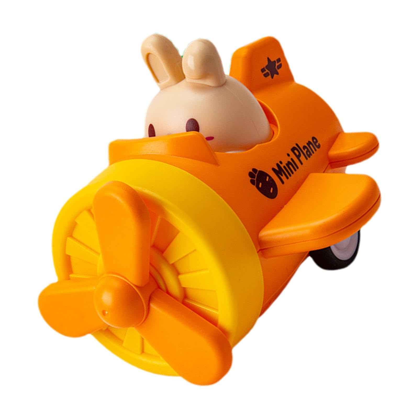 Kids Push-Up Airplane Toy - Educational Inertial Aircraft Model for Toddlers, Boys & Girls | Fun Learning & Outdoor Play Toy for Family Adventures