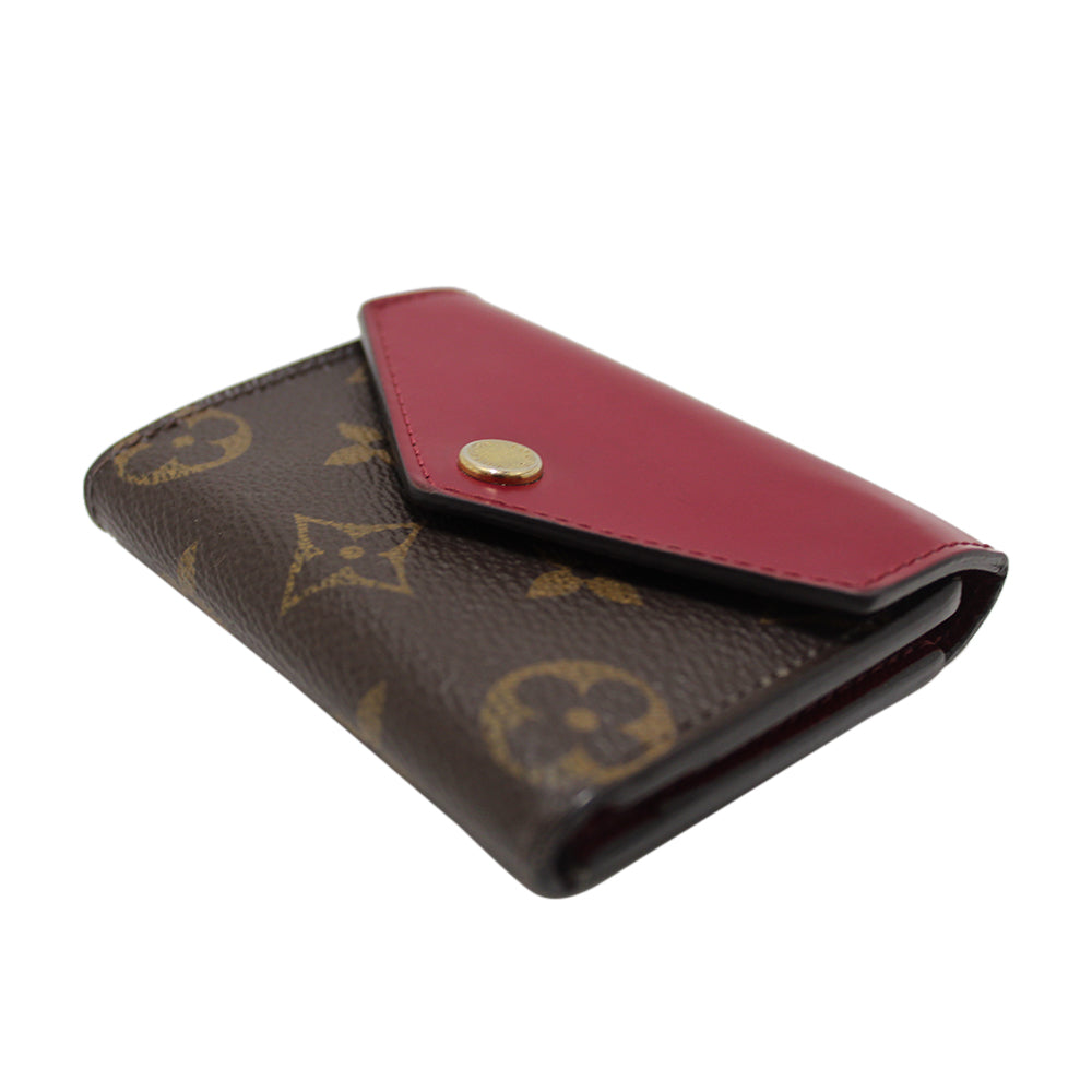 Authentic Louis Vuitton Monogram Fuchsia Victorine Wallet - Luxury Compact Women's Wallet for Everyday Use, Travel & Gifting