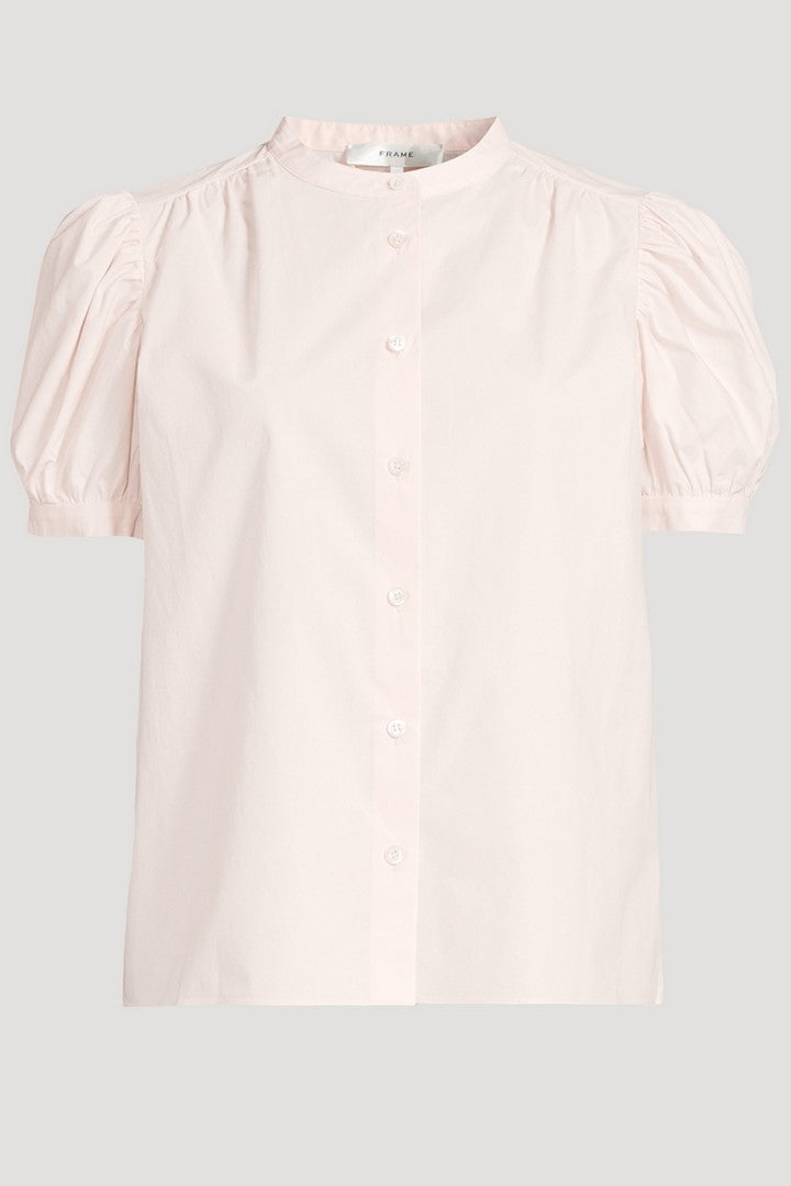 Stylish Gathered Puff Sleeve Blouse for Women - Elegant Floral Print Top for Casual Wear & Office Outfits
