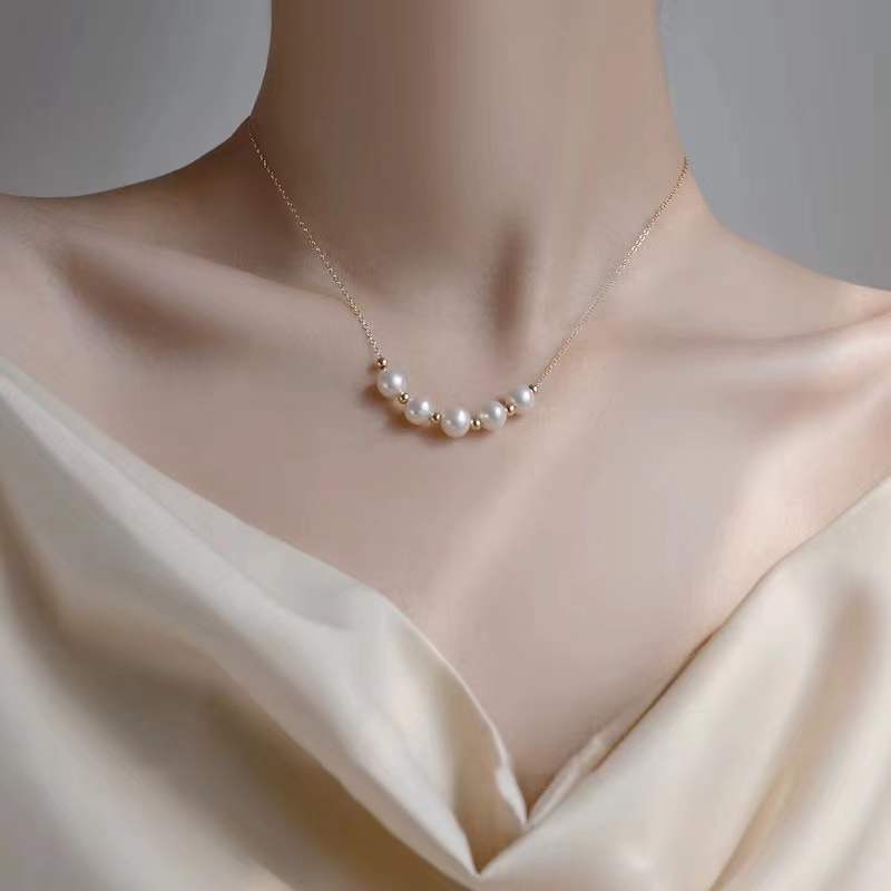 Elegant Freshwater Pearl Choker Necklace for Women | Classic White Pearl Jewelry Gift for Brides, Party & Special Occasions | A8286