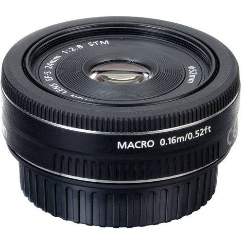 Canon EF-S 24mm f/2.8 STM Wide Angle Lens for DSLR Cameras - Perfect for Portrait, Landscape & Low Light Photography