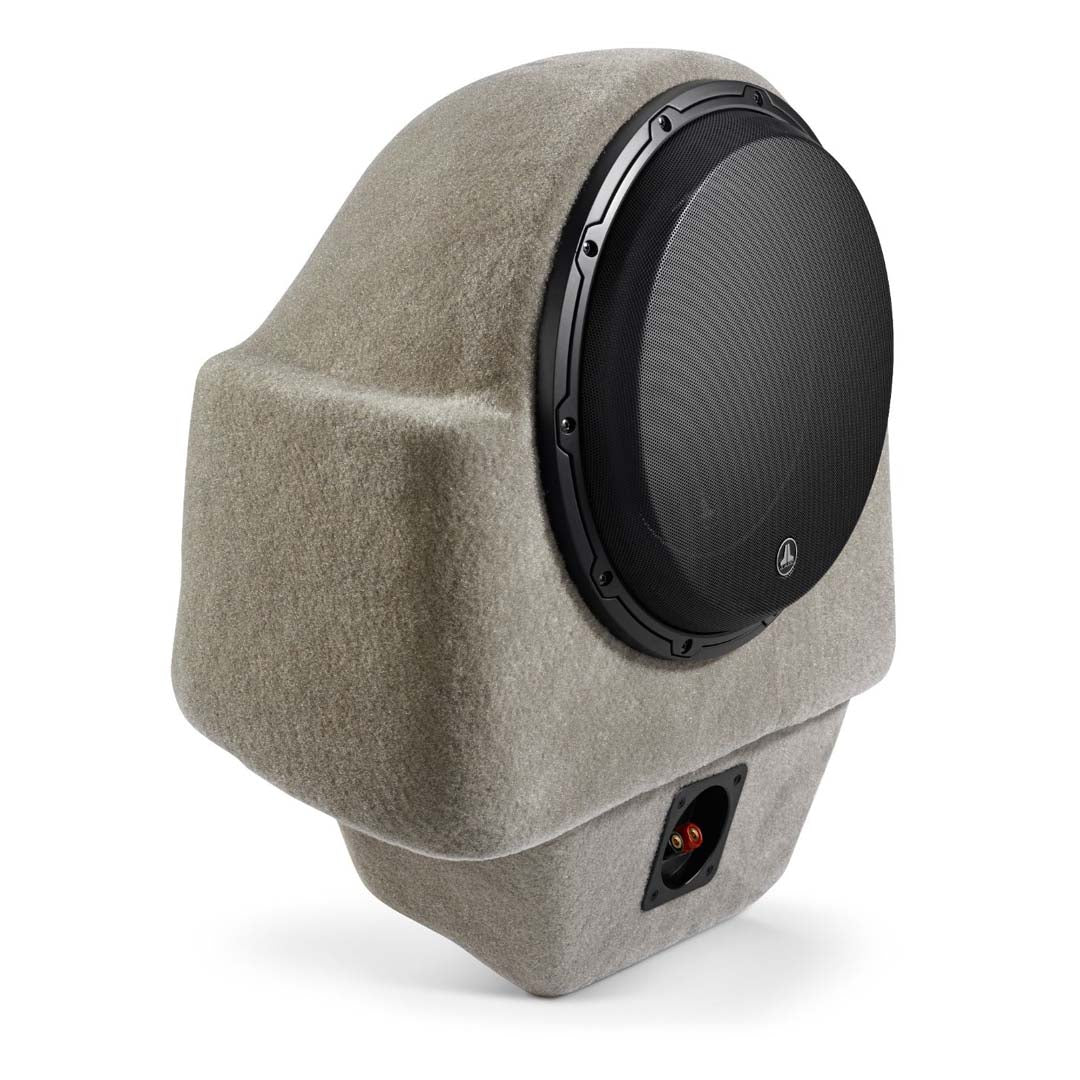 JL Audio SB GM HUMRH2/12W6v3/TN Stealthbox Subwoofer Enclosure for 2003-2007 Hummer H2 with Tan Wheat Interior - 12