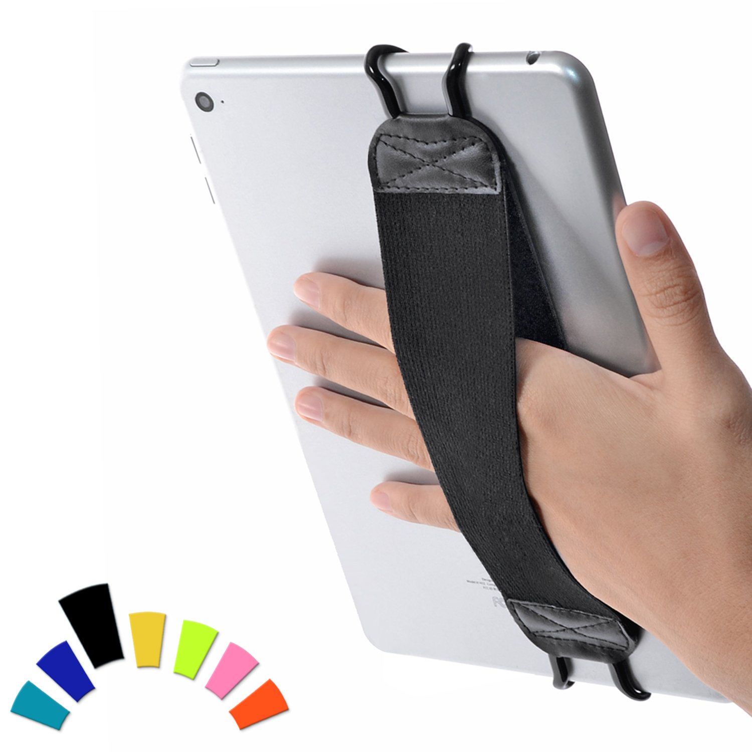 TFY Security Hand Strap Holder for Tablets & e-Readers - Compatible with iPad 9/8, iPad Air 5, iPad Mini 6, iPad Pro 9.7/11