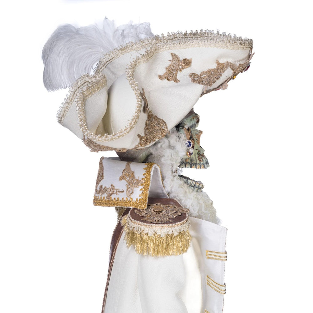 Captain Skully Swashbuckler Life-Size Pirate Doll - Handcrafted Collectible by Katherine's Collection - Perfect for Halloween Decor, Pirate Themed Parties & Nautical Home Decor