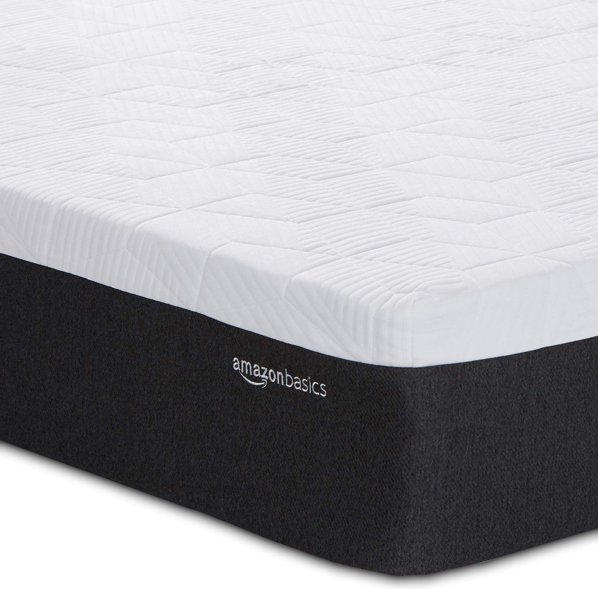 Amazon Basics Gel Memory Foam Mattress - Firm Full Size Cooling Mattress, CertiPUR-US Certified, 12-Inch Thick, 75