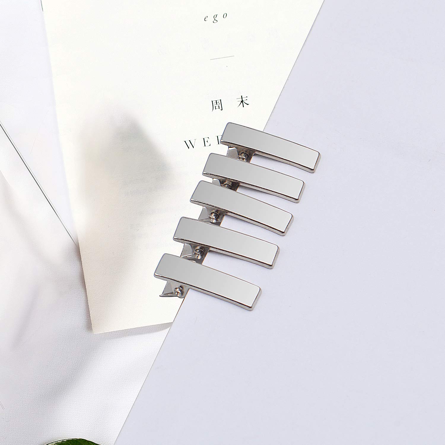 100pcs 2cm Alligator Hair Clips with Teeth - Single Prong Duckbill Hair Pins for Hair Bows, Crafts & DIY Accessories - Perfect for Hair Styling, Salon Use & Gift Packaging