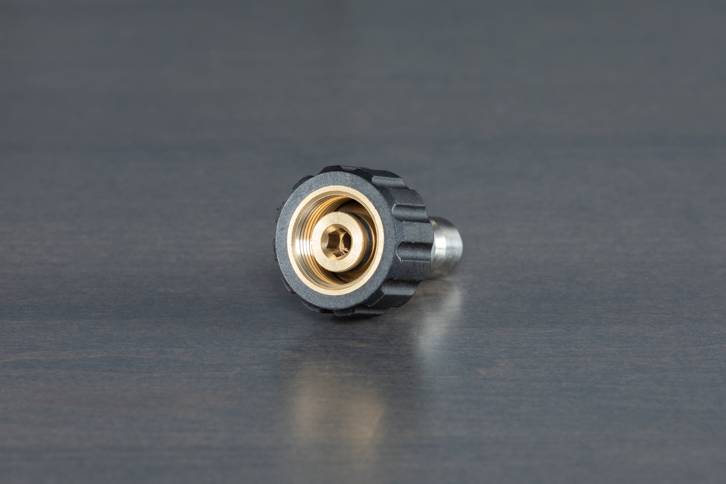 Stainless Steel M22 Female (14mm) to 3/8 Quick Disconnect Plug - Perfect for Hydraulic Systems, Pneumatic Tools & Industrial Applications