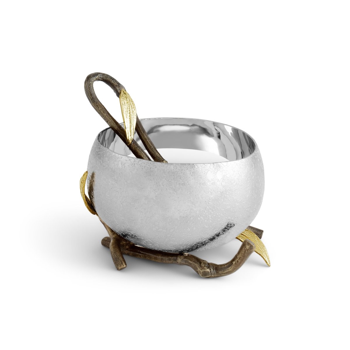 Premium Zen Garden Nut Bowl with Spoon - Elegant Snack Serving Dish for Parties, Home Decor & Mindful Relaxation