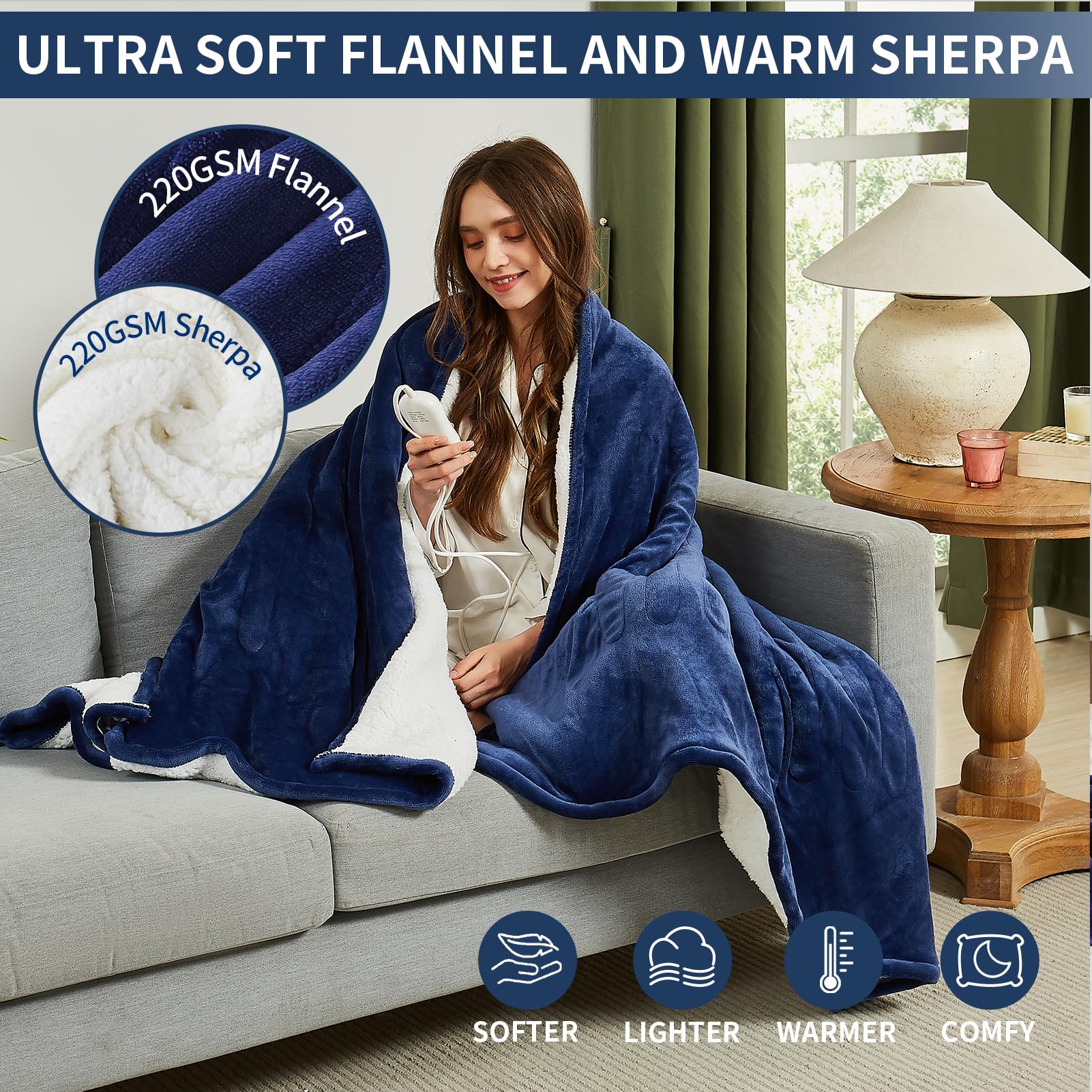 Premium Heated Electric Blanket 100