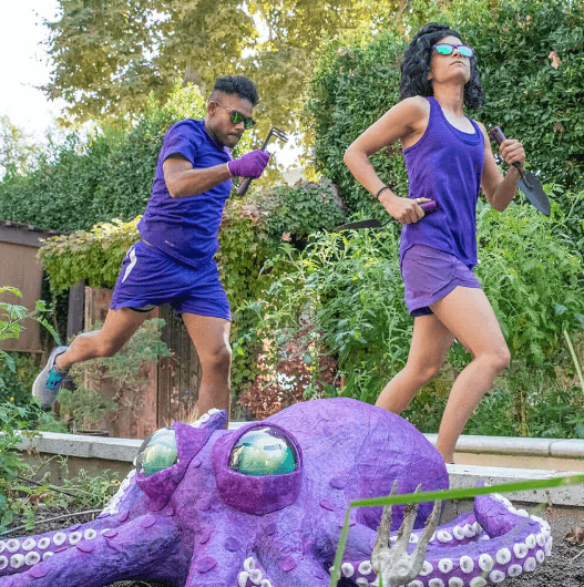 Goodr Polarized Sunglasses for Gardening - Kraken Design - UV Protection & Comfort for Outdoor Activities
