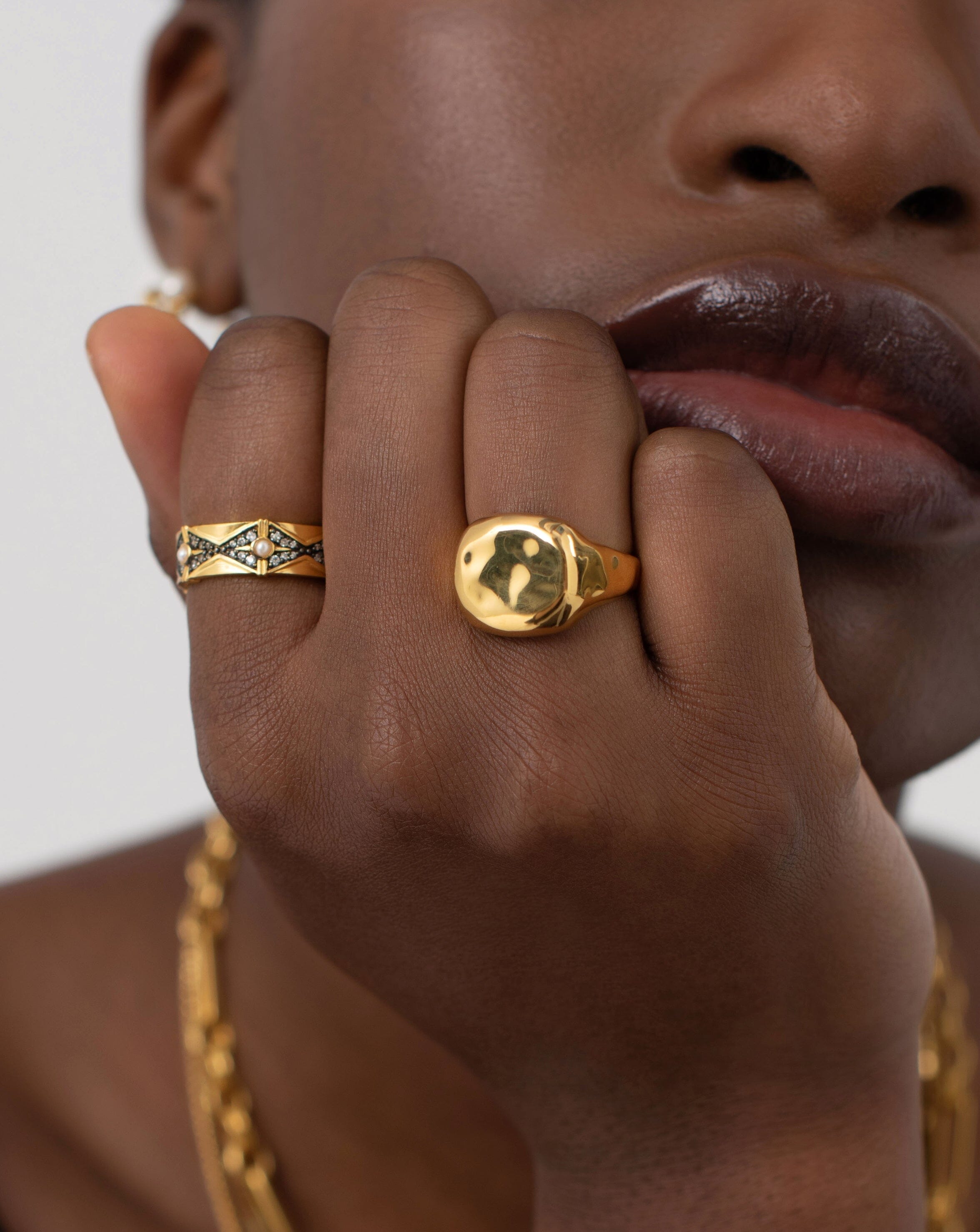 Harris Reed Jewel in the Crown Ring - Elegant Statement Ring for Women | Perfect for Parties, Weddings & Special Occasions