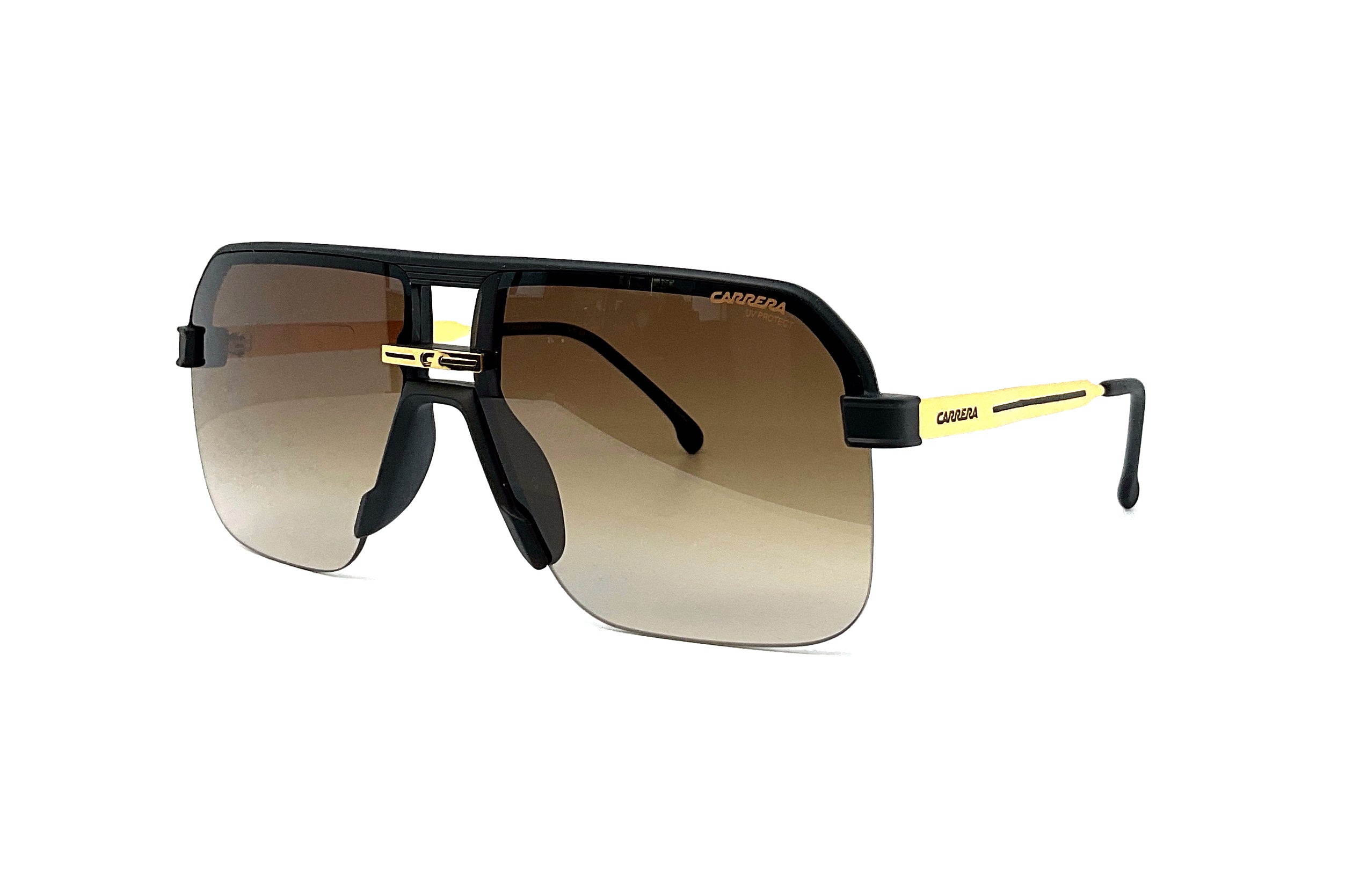 Carrera 1066/S Matte Black Sunglasses - Polarized UV Protection for Men & Women - Perfect for Driving, Running, and Outdoor Activities