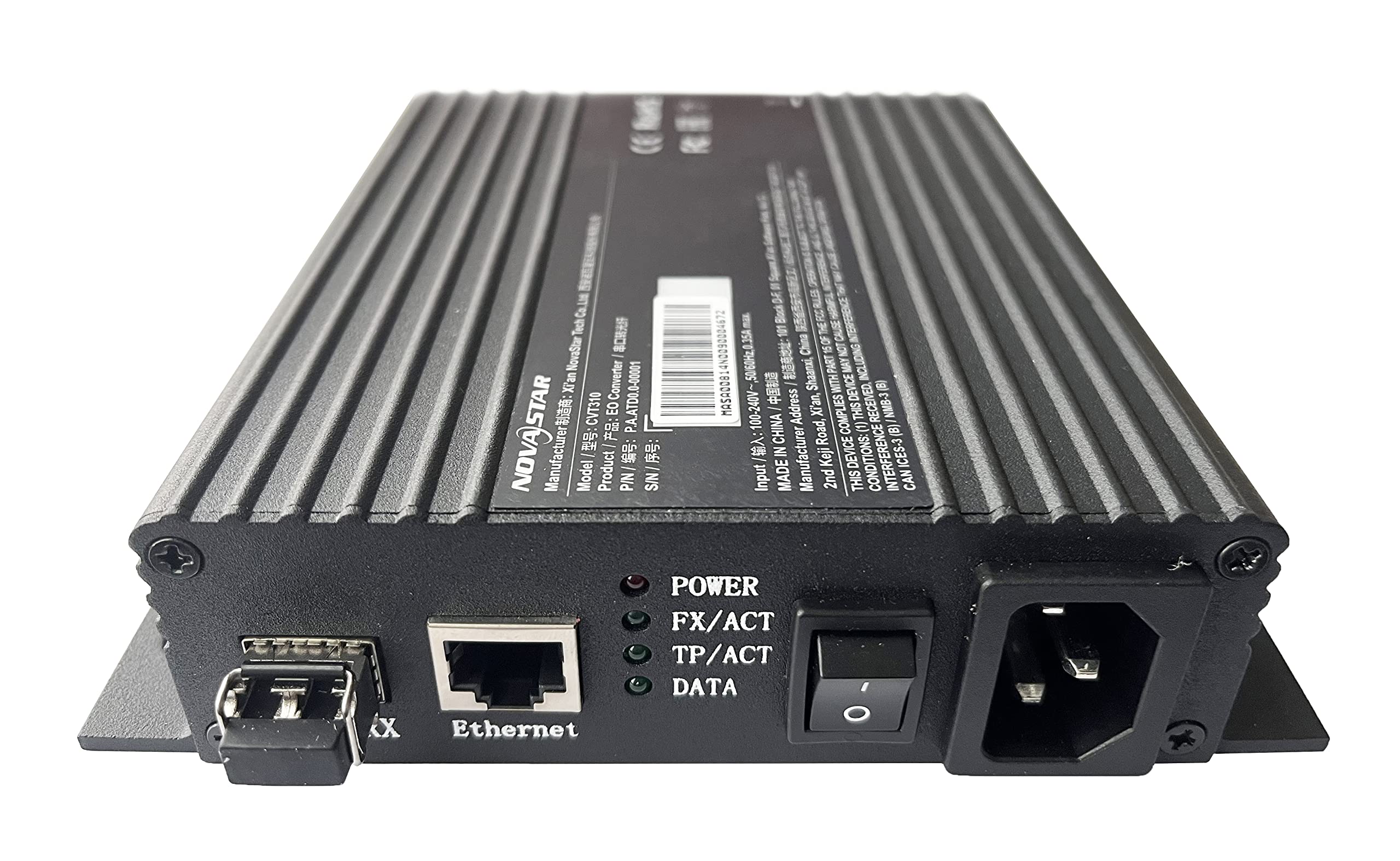 CVT310 LED Screen Multi-Mode Fiber Optic Converter - High-Speed Signal Transmission for Digital Displays & Video Walls | Perfect for Stadiums, Control Rooms & Digital Signage